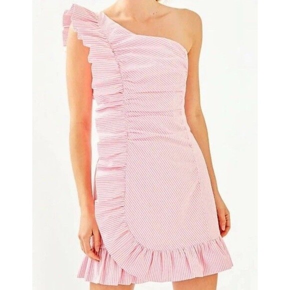 Lilly Pulitzer Dresses & Skirts - Lilly Pulitzer Tiffani Dress Havana Pink 4 NWOT